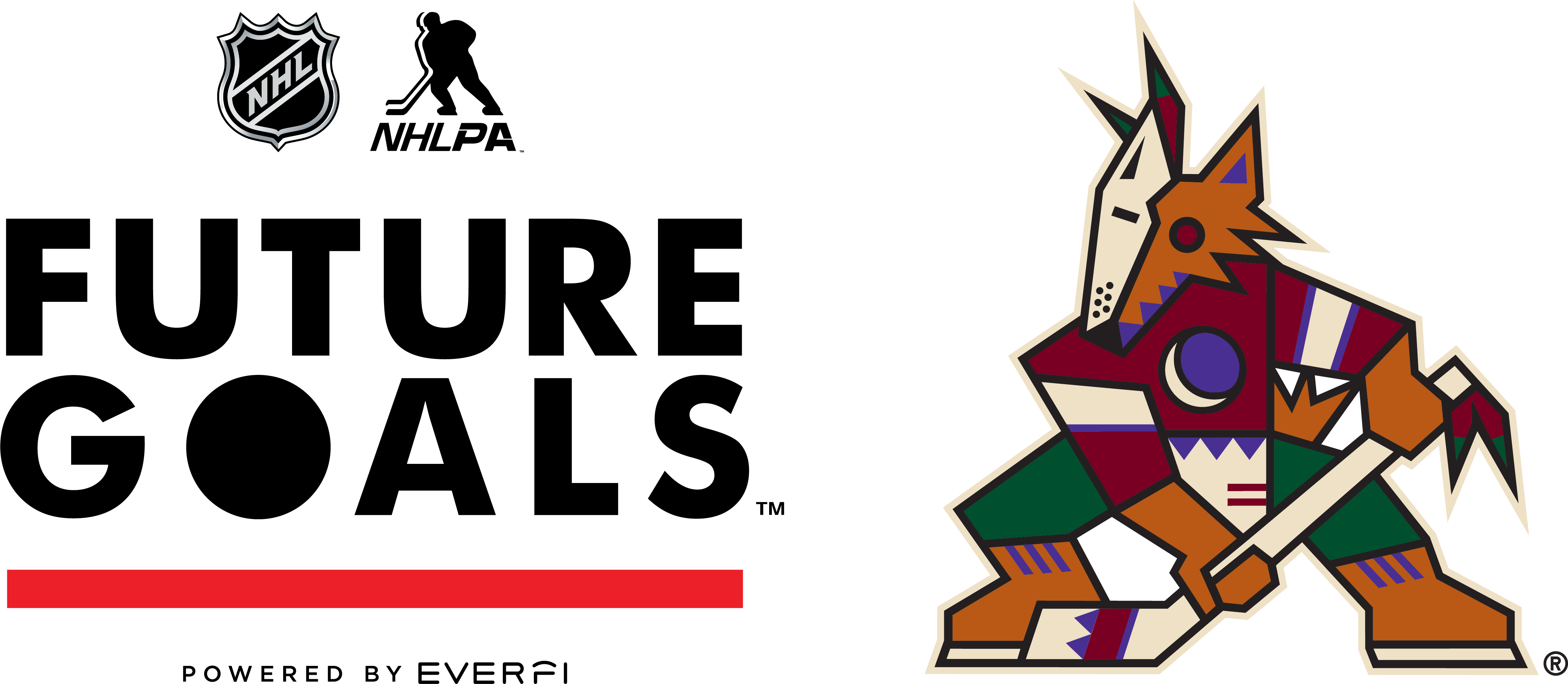 Arizona Coyotes header and footer logo